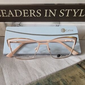Women's Cat-Eye Glasses - Beige or Cream